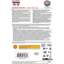 Sandisk Extreme Sdxc Card 64 GB 150 Mb/S V30 Uhs-I U3 - Sdsdxv6-064G-Gncin