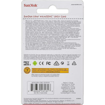 SanDisk 16 GB Ultra Android Class 10 MicroSDHC Memory Card, White, SDSQUNS-016G-GN3MN