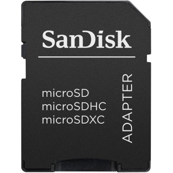 SanDisk Ultra Micro SD Card Android - Class 10-16GB with Adaptor - SDSQUNS-016G-GN3MA