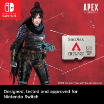 Sandisk 128GB Apex Legends Microsdxc Card For Nintendo Switch, Nintendo-Licensed Memory