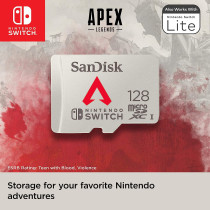 Sandisk 128GB Apex Legends Microsdxc Card For Nintendo Switch, Nintendo-Licensed Memory