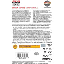 Sandisk Extreme Sdxc Card 128 Gb 150 Mb/S V30 Uhs-I U3 - Sdsdxv5-128G-Gncin