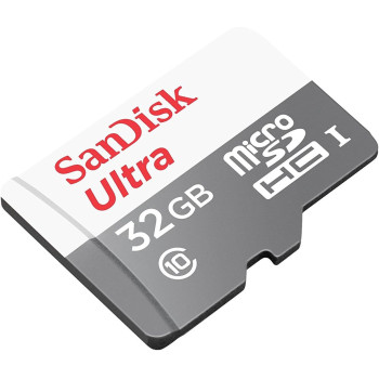 SANDISK SDSQUNS-032G-GN3MN SanDisk SDSQUNS-032G-GN3MN Ultra Micro SDHC UHS-I 32GB 80MB/s Class 10 silver grey