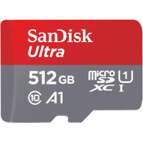SanDisk Ultra Android micro SDXC UHS-I Speicherkarte 512 GB + Adapter (F¼r Smartphones und Tablets, A1, Class 10, U1, Full HD-Videos, bis zu 100 MB/s Lesegeschwindigkeit) 10 Jahre Garantie
