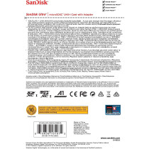 SanDisk Ultra Android microSDXC 256GB + SD Adapter + Memory Zone App 100MB/s A1 Class 10 UHS-I - SDSQUAR-256G-GN6MA