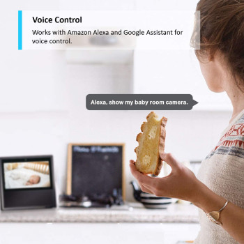 TP-LINK Tapo Pan/Tilt Smart Security Camera, Indoor CCTV, 360 Rotational Views, Works with AlexaGoogle Home, No Hub Required, 1080p, 2-Way Audio, Night Vision, SD Storage, Device Sharing(Tapo C200)