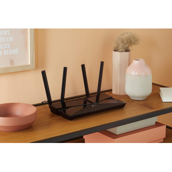 TP-Link Archer AX10 Next-Gen Wi-Fi 6 Router, AX1500 Mbps Gigabit Dual Band Wireless, OneMesh Supported, Beamforming MU-MIMO, Ideal for Gaming Xbox/PS5/Steam and 4K, Works with Alexa