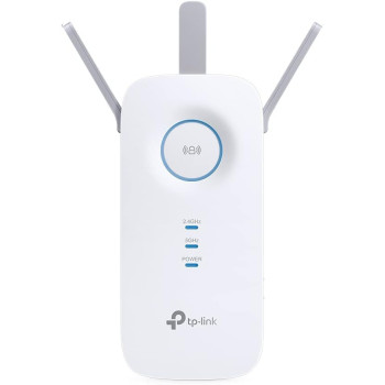 TP-Link AC1750 Universal Dual Band Range Extender, Broadband/Wi-Fi Extender, Wi-Fi Booster/Hotspot with 1 Gigabit Port and 3 External Antennas, Built-in Access Point Mode, UK Plug (RE450)