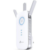 TP-Link AC1750 Universal Dual Band Range Extender, Broadband/Wi-Fi Extender, Wi-Fi Booster/Hotspot with 1 Gigabit Port and 3 External Antennas, Built-in Access Point Mode, UK Plug (RE450)