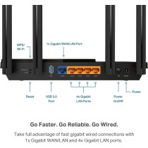 TP-Link AX3000 WiFi 6 Router 802.11ax Wireless Router, Gigabit, Dual Band Internet Router, Supports VPN Server and Client, OneMesh Compatible (Archer AX55)