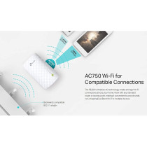 TP-Link AC750 Wifi Range Extender, Up to 750Mbps, Dual Band WiFi Extender, Repeater, Wifi Signal Booster, Access Point| Easy Set-Up, Extends Wifi to Smart Home Alexa Devices (RE200)