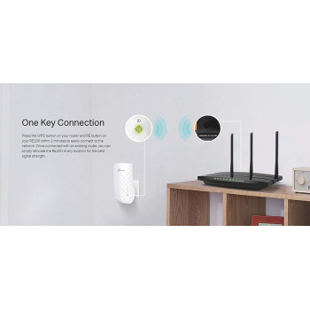 TP-Link AC750 Wifi Range Extender, Up to 750Mbps, Dual Band WiFi Extender, Repeater, Wifi Signal Booster, Access Point| Easy Set-Up, Extends Wifi to Smart Home Alexa Devices (RE200)