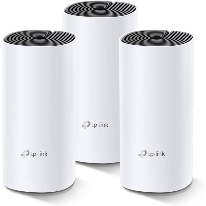 TP-Link Deco M4 Whole Home Mesh Wi-Fi System, Up to 4000 sq ft Coverage, Qualcomm CPU, Dual-Band AC1200 with Gigabit Ports, Compatible with Amazon Echo/Alexa, Parent Control, Pack of 3