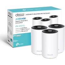 TP Link Deco XE75 AXE5400 Whole Home Mesh Wi Fi 6E System Tri Band Wi Fi Gigabit Ports Deco XE75 (3-Pack)