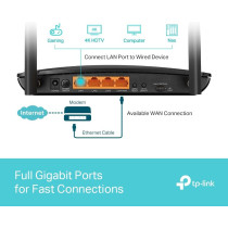 TP-Link Archer MR600 4G+ Cat6 AC1200 Wireless Dual Band Gigabit Router, 4G+ Router, 1200Mbps Wireless Speed, 2 — 4G LTE Antennas, 1x WAN + 3x LAN Gigabit Ports, Plug and play,