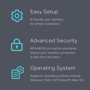TP-Link USB Wifi Adapter for PC N150 Wireless Network Desktop - Nano Size Dongle Compatible with Windows 10/7/8/8.1/XP/ Mac OS 10.9-10.15 Linux Kernel 2.6.18-4.4.3 (TL-WN725N)