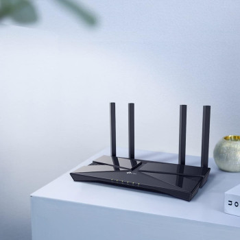 TP-Link Next-Gen Wi-Fi 6 AX1800 Mbps Gigabit Dual Band Wireless Router, OneMesh Supported, Dual-Core CPU, Ideal for Gaming Xbox/PS4/Steam, Plug and Play (Archer AX23)