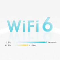 TP-Link Deco X50 AX3000 Whole Home AI-Driven Mesh Wi-Fi 6 System, Dual-Band with Gigabit Ports, Coverage up to 6,500 ft2, Connect up to 150 devices, 1 GHz Dual-Core CPU, HomeShield Security, Pack of 3