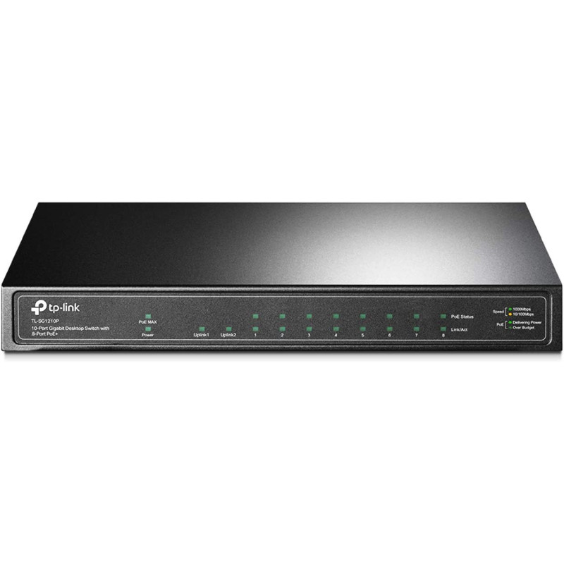 TP-Link 8 Port Gigabit Ethernet Network Switch 8 Port PoE+ TL-SG1210P