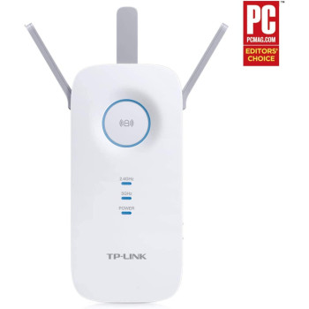 TP-Link AC1750 WiFi Extender (RE450), PCMag Editor's Choice, Up to 1750Mbps, Dual Band WiFi Repeater, Internet Booster, Extend WiFi Range further