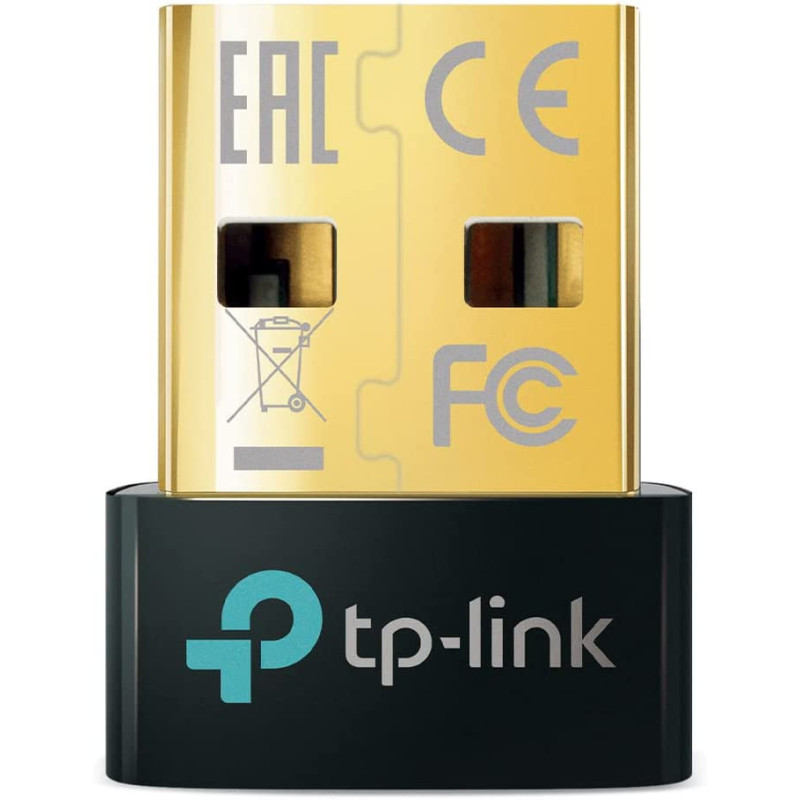 TP-Link USB Bluetooth Adapter for PC, 5.0 Bluetooth Dongle Receiver (UB500) Supports Windows 11/10/8.1/7 for Desktop, Laptop, Mouse, Keyboard, Printers, Headsets, Speakers, PS4/ Xbox Controllers