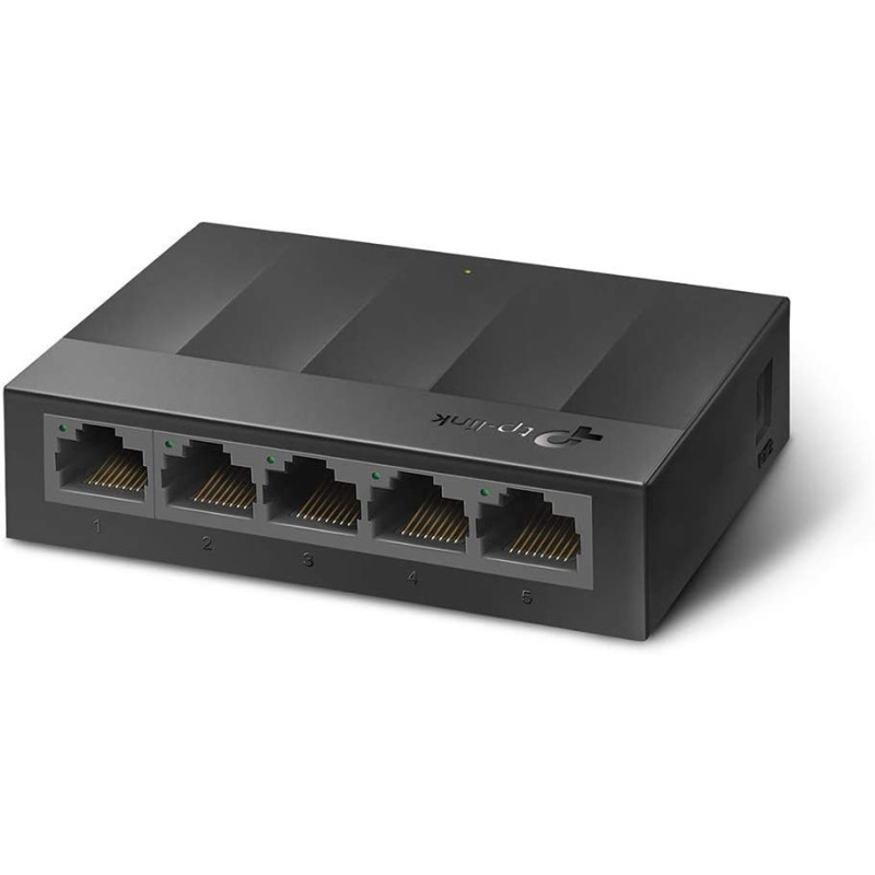 Tp-Link Litewave 5 Port Gigabit Ethernet Switch, Desktop Ethernet Splitter, Plastic Case, Unshielded Network Switch, Plug Play, Fanless Quiet, Unmanaged (Ls1005G)