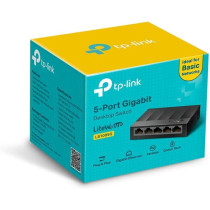 Tp-Link Litewave 5 Port Gigabit Ethernet Switch, Desktop Ethernet Splitter, Plastic Case, Unshielded Network Switch, Plug Play, Fanless Quiet, Unmanaged (Ls1005G)