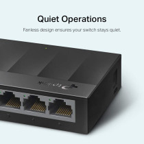 Tp-Link Litewave 5 Port Gigabit Ethernet Switch, Desktop Ethernet Splitter, Plastic Case, Unshielded Network Switch, Plug Play, Fanless Quiet, Unmanaged (Ls1005G)