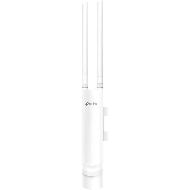 TP-Link EAP110-Outdoor V3, Omada N300 Wireless Outdoor Access Point, WiFi Coverage up to 200 meters| Passive PoE w/Free PoE Injector, SDN Integrated, Cloud Access Omada App, White