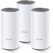 TP-Link Deco E4 Whole Home Mesh Wi-Fi System, Seamless and Speedy (AC1200), 2 100Mbps Ethernet Ports, Work with Amazon Echo/Alexa, Router and WiFi Booster Replacement, Parent Control, Pack of 3