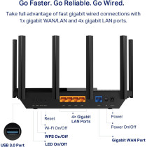 TP-Link AXE5400 Tri-Band WiFi 6E Router (Archer AXE75)- Gigabit Wireless Internet Router, ax Router for Gaming, VPN Router, OneMesh, WPA3