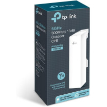 TP-Link CPE510 5GHz 300Mbps Long Range Outdoor CPE for PtP and PtMP Transmission, Point to Point Wireless Bridge, 13dBi, 15km+, Passive PoE Powered with Free PoE Injector, Pharos Control