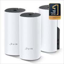 TP-Link Deco M4 Gigabit Advanced Whole Home Mesh Wi-Fi System, White, AC1200, Set of 3