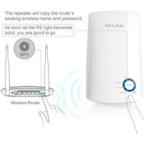 TP-Link TL-WA850RE 300Mbps Universal Wi-Fi Range Extender, Ethernet Bridge Support Wi-Fi Booster Repeater Works with any Wi-Fi Router