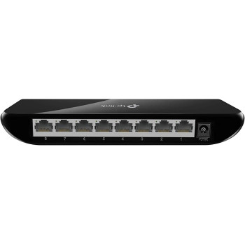 TP-Link 8 Port Gigabit Ethernet Network Switch, Plug and Play, Desktop or Wall-Mount, Plastic Case Ethernet Splitter, Fanless, Traffic Optimization, Unmanaged (TL-SG1008D)