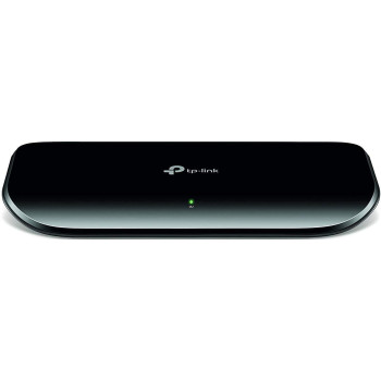 TP-Link 8 Port Gigabit Ethernet Network Switch, Plug and Play, Desktop or Wall-Mount, Plastic Case Ethernet Splitter, Fanless, Traffic Optimization, Unmanaged (TL-SG1008D)