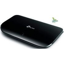 TP-Link 8 Port Gigabit Ethernet Network Switch, Plug and Play, Desktop or Wall-Mount, Plastic Case Ethernet Splitter, Fanless, Traffic Optimization, Unmanaged (TL-SG1008D)