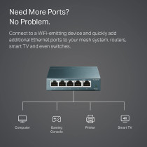 TP-Link TL-SG105 5-Port Gigabit Steel Desktop Switch