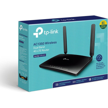 TP-Link Archer MR400 AC1200 Wireless Dual Band 4G LTE Router, 64 Devices Connectivity