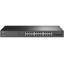 TP-Link TL-SG2428P Jetstream 24 Port Gigabit Smart Managed PoE Switch 24 PoE+ Ports @250W, 4 SFP Slots Omada SDN Integrated PoE Recovery, IPv6, Static Routing, Limited Lifetime Protection