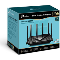 TP-Link AXE5400 Tri-Band Wi-Fi 6E Router, Wi-Fi Speed up to 5400 Mbps, 5x Gigabit Port, 1 USB 3.0 Port, 1.7 GHz Quad-Core CPU, with TP-Link OneMesH and HomeShield, Compatible with Alexa(Archer AXE75)