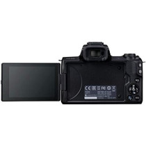 Canon 2680C012 EOS M50 EF-M 15-45mm F3.5-6.3 IS STM lens 24.1 MP 4K Mirrorless Digital Camera Black