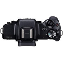Canon 2680C012 EOS M50 EF-M 15-45mm F3.5-6.3 IS STM lens 24.1 MP 4K Mirrorless Digital Camera Black
