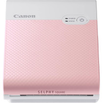 Canon Selphy Square Qx10 Portable Colour Photo Wireless Printer, Pink