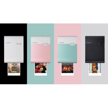 Canon Selphy Square Qx10 Portable Colour Photo Wireless Printer, Pink