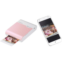 Canon Selphy Square Qx10 Portable Colour Photo Wireless Printer, Pink