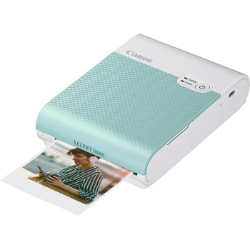 Canon Selphy Square Qx10 Portable Colour Photo Wireless Printer, Mint Green