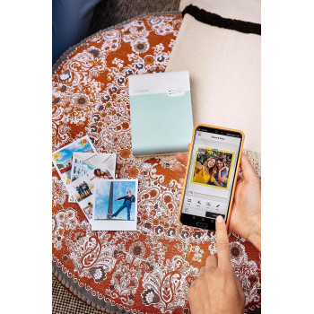 Canon Selphy Square Qx10 Portable Colour Photo Wireless Printer, Mint Green