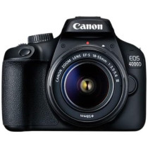 Canon EOS 4000D DSLR Camera and EF-S 18-55 mm f/3.5-5.6 III Lens - Black
