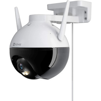 Ezviz C8C Security Camera, Outdoor PT Surveillance Camera 1080p WiFi Camera with 360 Visual Coverage, Color Night Vision, IP65 Waterproof, Motion Detection, Audio Pick Up, Support 256GB SD Card